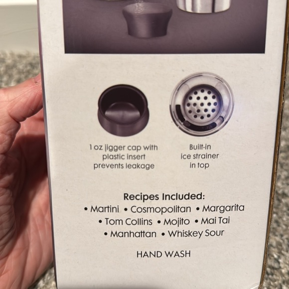 πNEW IN BOX π OGGI Dial A Drink 23 oz Cocktail Shaker β’ 8 Recipes - Picture 5 of 12